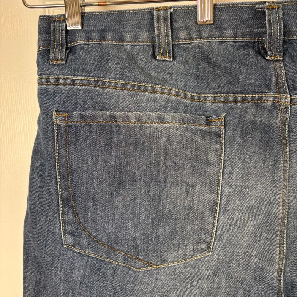 Paper Denim & Cloth Men's Jeans 42x32 Dark Wash Denim Straight Leg Streetwear‎ - Picture 5 of 6